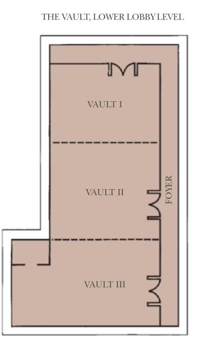 The Vault - Floor plan